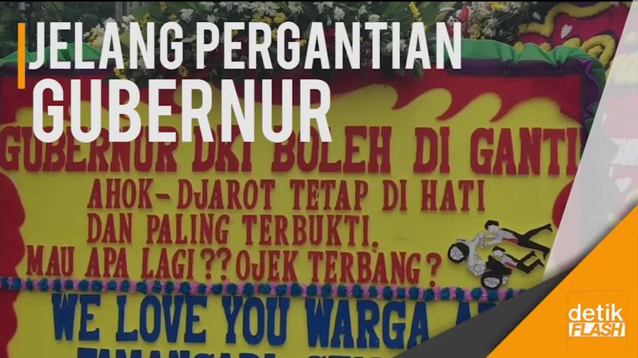 Ucapan Terima Kasih Djarot dan Selamat Anies-Sandi di Balai Kota