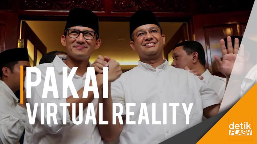 Mau Coba Virtual Reality Prosesi Sertijab Anies-Sandi?