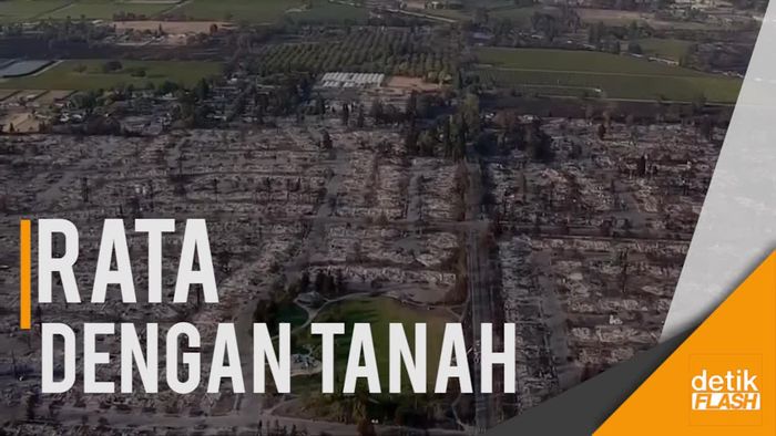 Ribuan Rumah di California Hangus Akibat Kebakaran Hutan