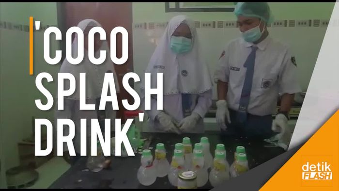 Siswa MAN Lamongan Ciptakan Minuman Isotonik dari Air Kelapa