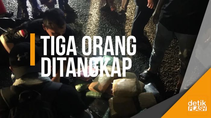 Polisi Amankan 300 Kilogram Lebih Ganja Asal Aceh