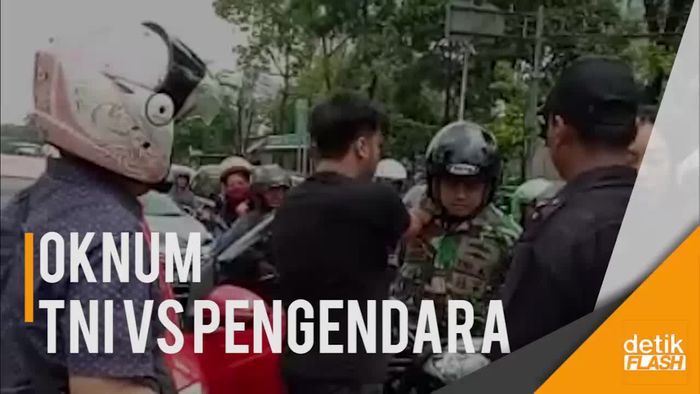 Anggota TNI Adu Jotos dengan Pengendara Mobil di Rawamangun