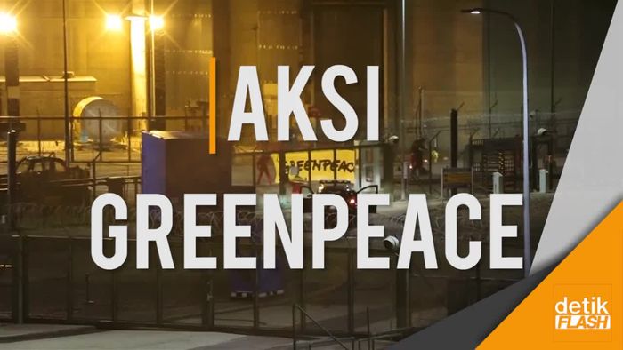 Aksi Aktivis Greenpeace di Pembangkit Listrik Tenaga Nuklir