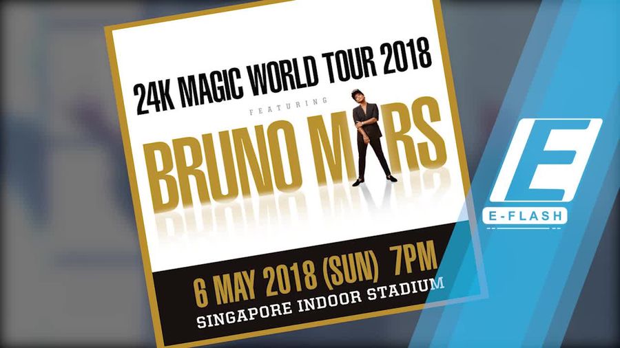 Yeay! Bruno Mars Bakal Manggung di Singapura