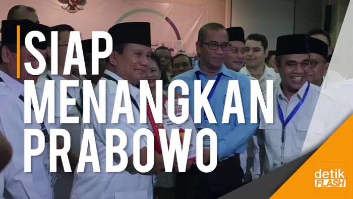 Dipimpin Prabowo, Gerindra Daftar ke KPU