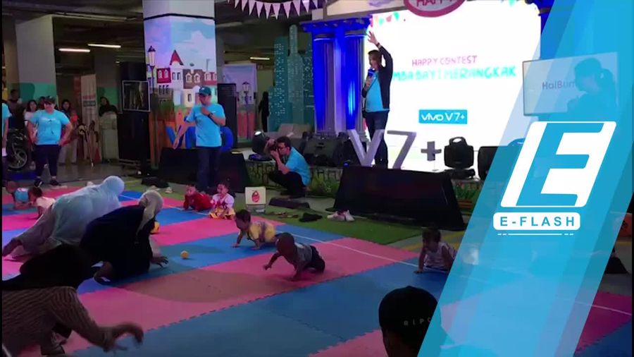 Seru Banget! Ketika Para Bayi Lomba Merangkak
