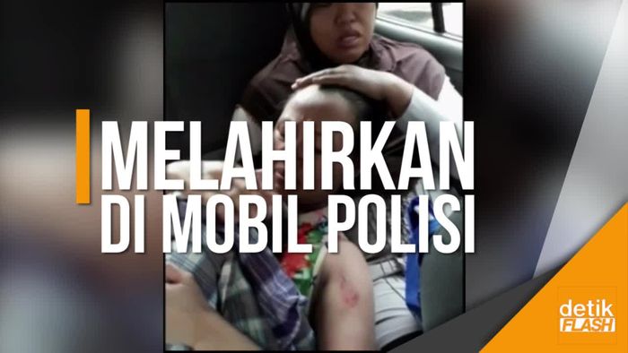 Seorang Ibu di Jakarta Utara Melahirkan di Mobil Polisi