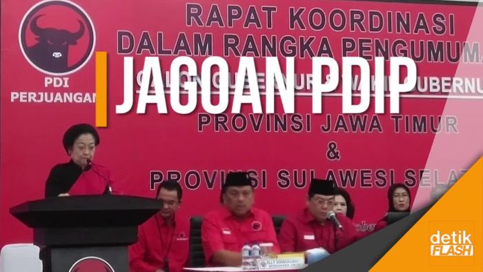Inilah Cagub PDIP di Sulsel dan Jatim
