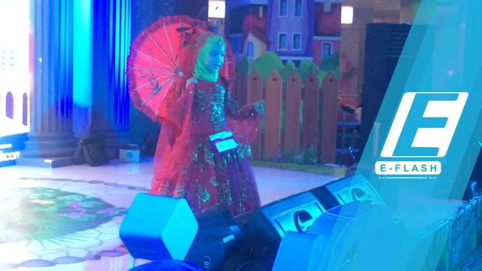 Gemasnya Anak-anak Lomba Hijab Hunt di Festival Bunda Happy