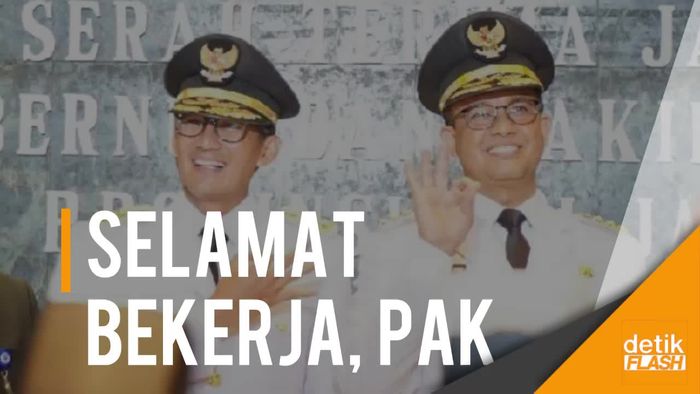 Usai Dilantik, Anies: Saatnya Kami Bekerja Tunaikan Janji-janji