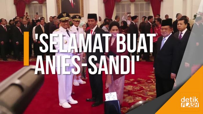 Ucapan Selamat Anies-Sandi Mengalir dari Para Tokoh Politik