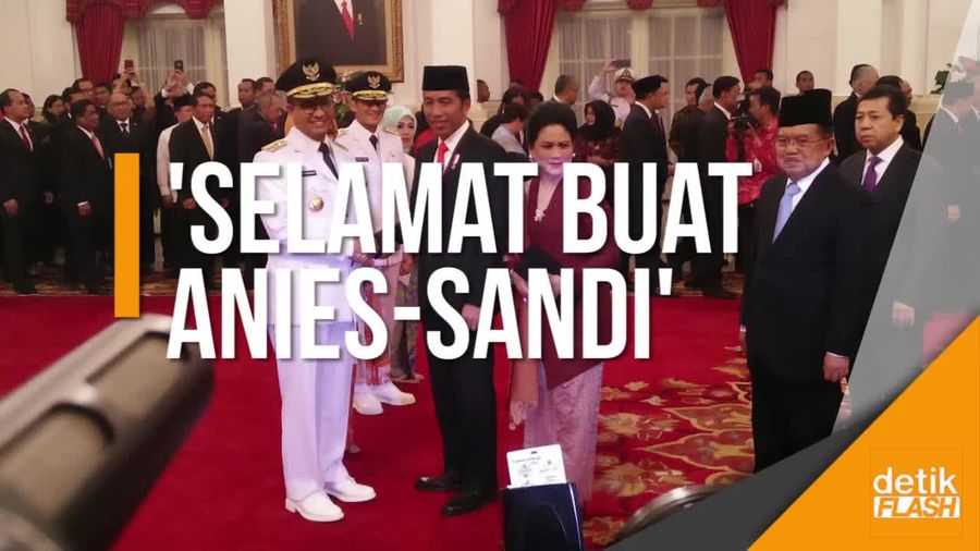 Ucapan Selamat Anies-Sandi Mengalir dari Para Tokoh Politik