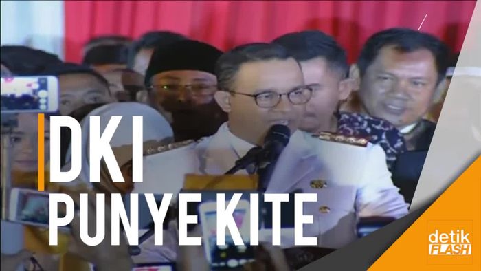 Sambutan Gubernur DKI Anies Baswedan ke Warganya