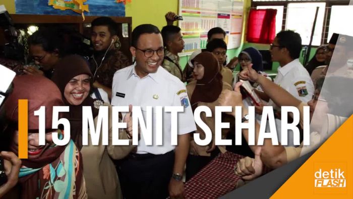 Anies Ingin Siswa-siswi di Ibu Kota Gemar Membaca