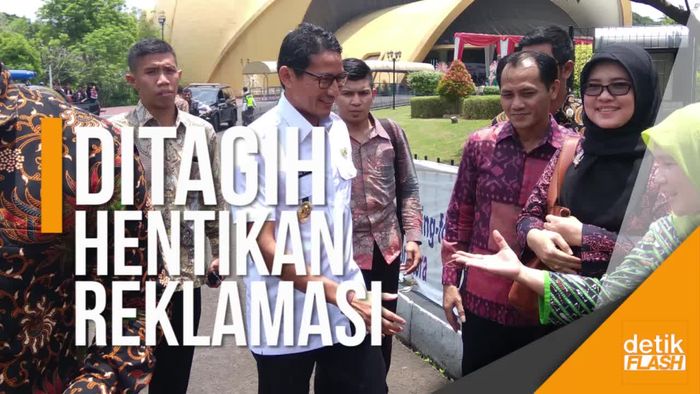 Sandiaga Enggan Bahas Reklamasi, Ini Alasannya