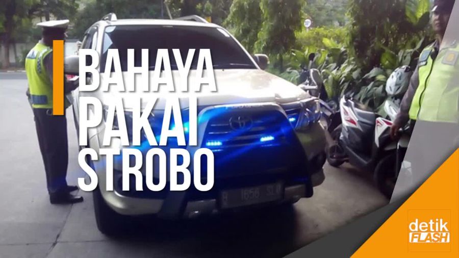 Pakai Strobo dan Sirene, 14 Kendaraan Terjaring Razia