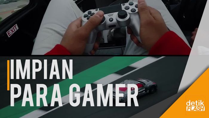 Serunya Memacu Nissan GT-R Lewat Kendali Stick Games