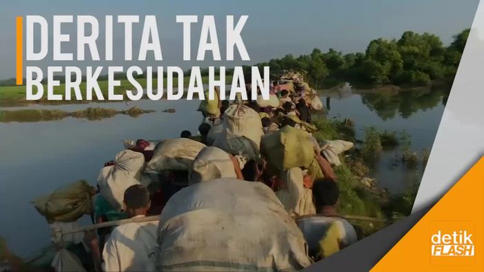 Gelombang Pengungsi Rohingya Tak Kunjung Berhenti