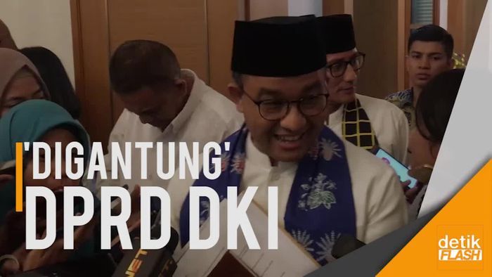 Digantung Kepastian Paripurna Istimewa, Anies: Kita Tunggu Saja