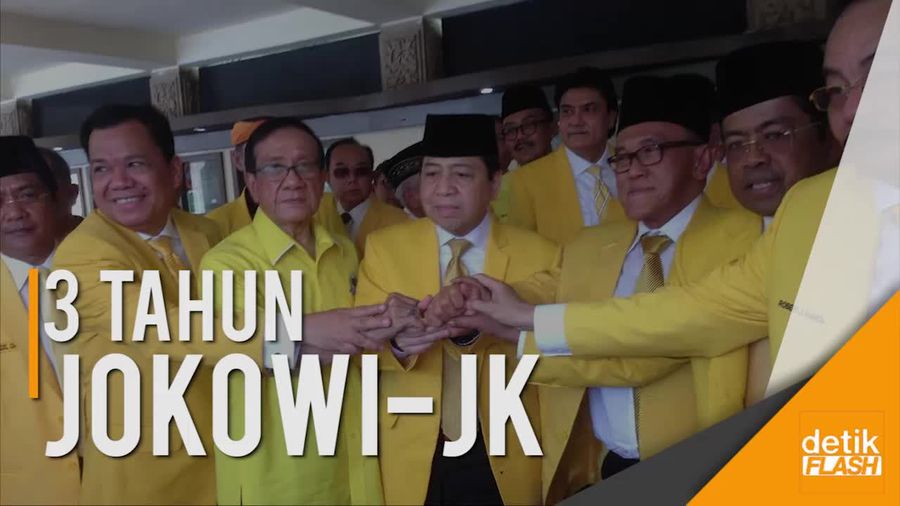 Catatan Golkar untuk 3 Tahun Kepemimpinan Jokowi-JK
