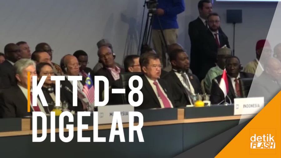 Jusuf Kalla hingga Erdogan Hadiri KTT D-8 di Istanbul