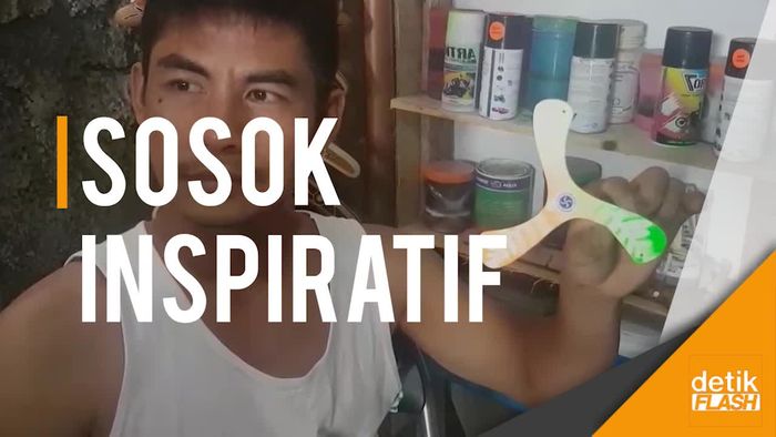 Penjaga Sekolah Go International Lewat Bumerang