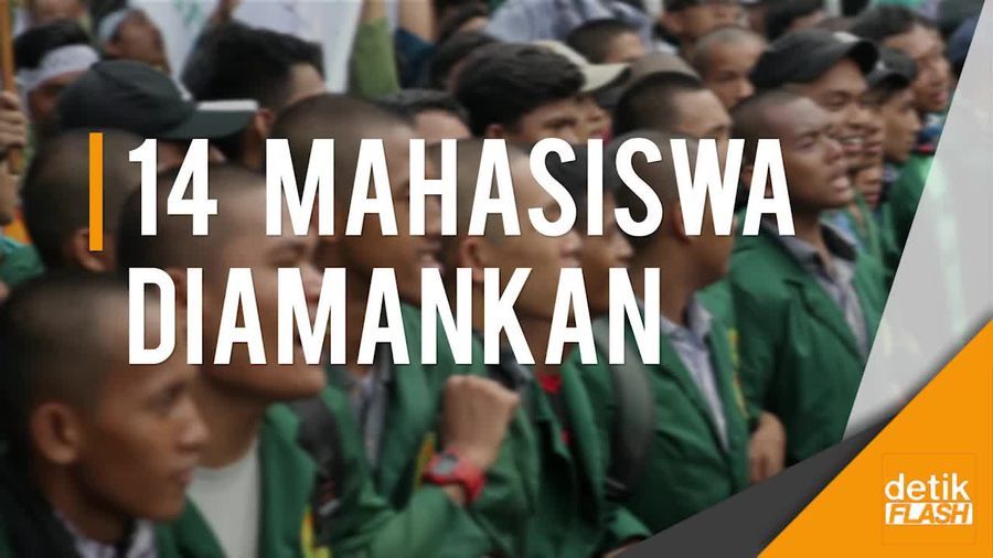 Polisi Tengah Dalami Peran 14 Mahasiswa Terkait Aksi Unjuk Rasa