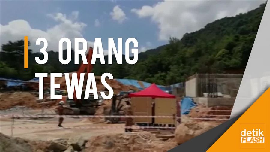 Lokasi Konstruksi di Malaysia Tertimpa Longsor