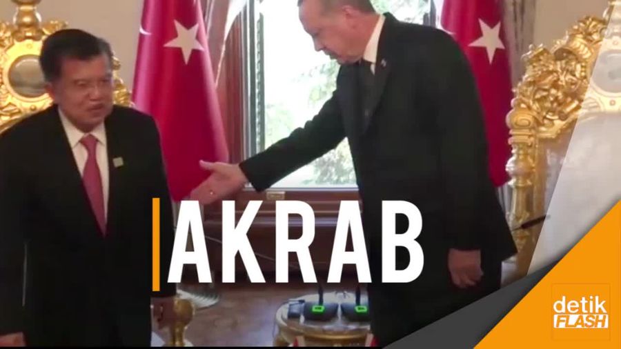 Presiden Erdogan ke Wapres JK: My Brother, How Are You?