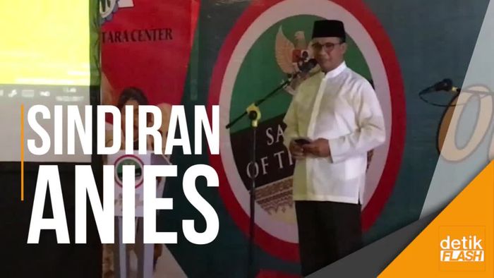 Anies Sindir Warga Zaman Now yang Bergantung pada Pemerintah