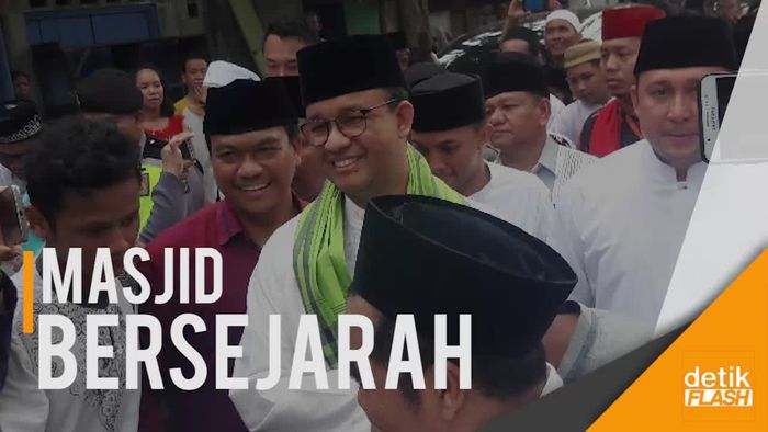 Anies Hadiri Peringatan 300 Tahun Masjid Jami Al Mansur