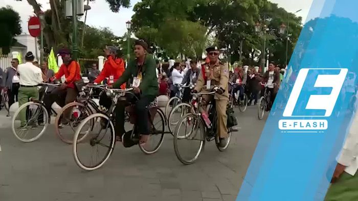 Gaya Jadoel di Jogja Republik Onthel 2017