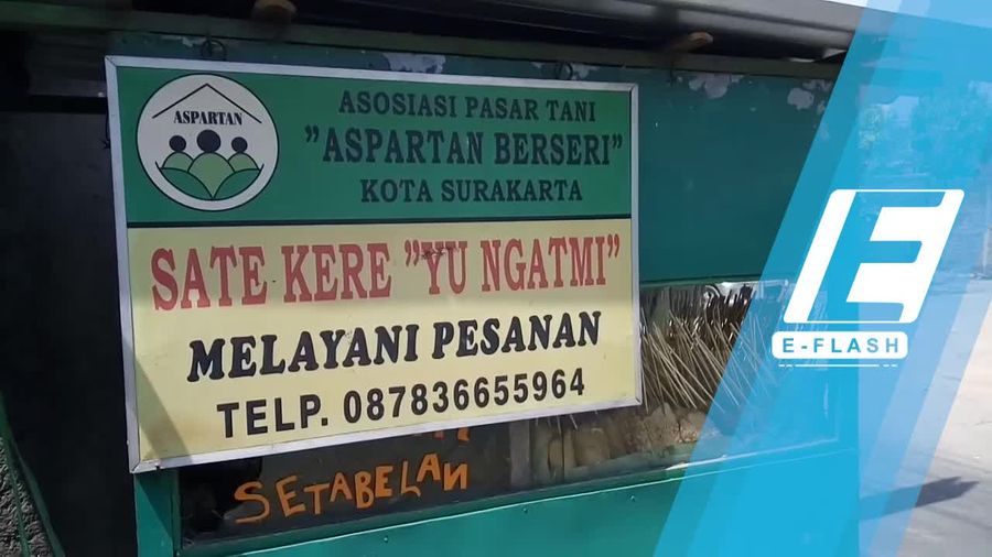 Sate Kere untuk Pernikahan Kahiyang Dipesan di Sini