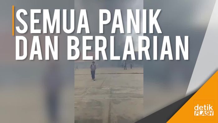 Gini Nih Seramnya Saat Pabrik Petasan di Kosambi Terbakar