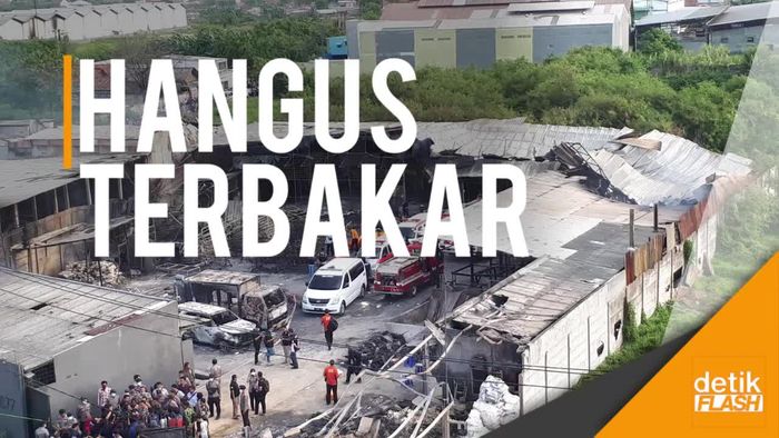 Begini Parahnya Kerusakan Pabrik Kembang Api di Kosambi