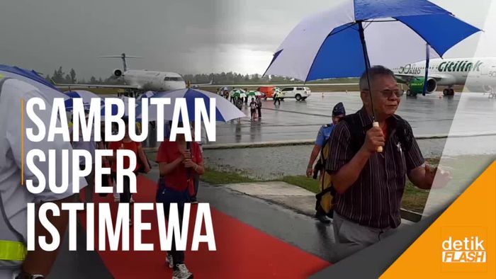 Karpet Merah untuk Penumpang Singapura-Silangit