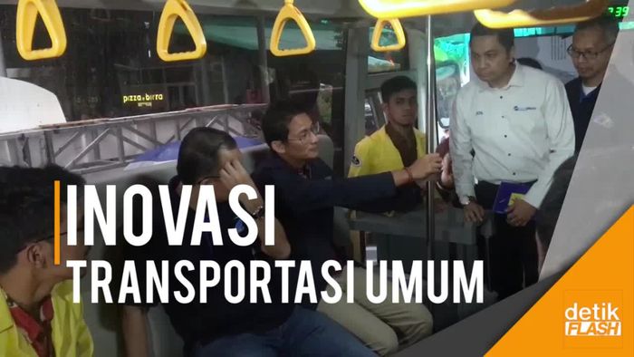 Sandiaga Jajal Bus Listrik Karya UI