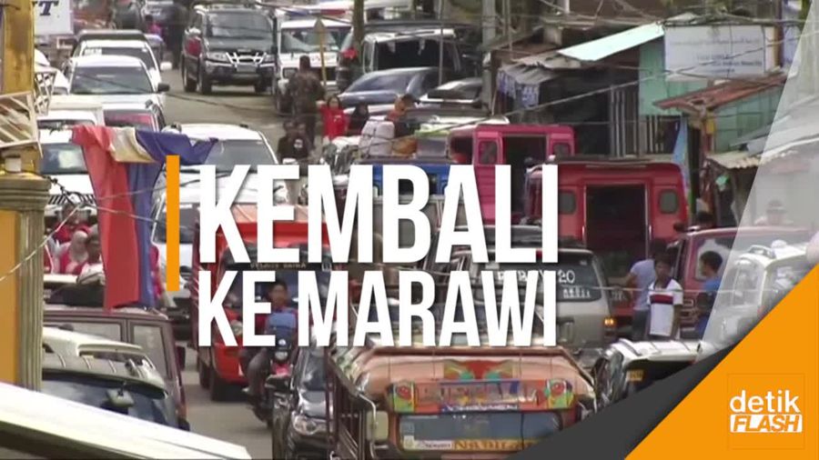 Lima Bulan Jadi Medan Tempur, Kini Warga Marawi Dibolehkan Pulang