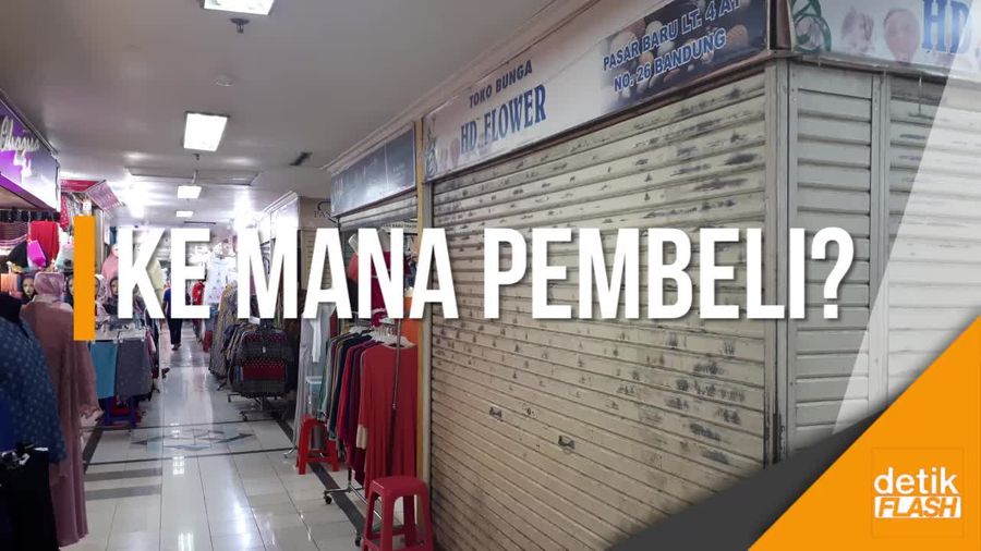 Bisnis Lesu, Pasar Baru Bandung Sepi