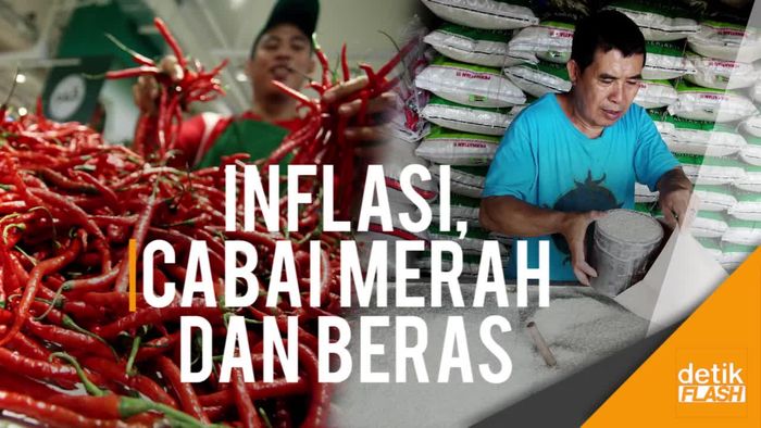 Inflasi Oktober 2017 Dipengaruhi Harga Cabai Merah dan Beras
