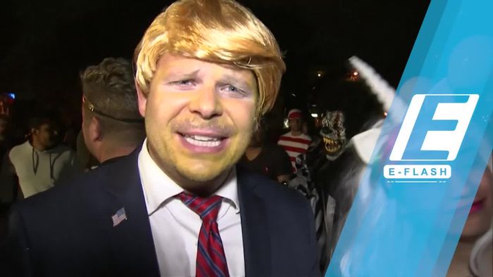 Serunya Halloween di Hollywood, Ada yang Berkostum Donald Trump