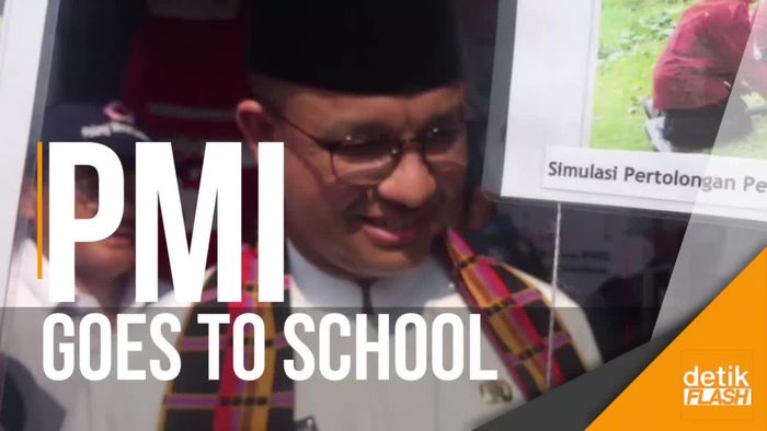 Anies Dorong Kegiatan PMR di Sekolah