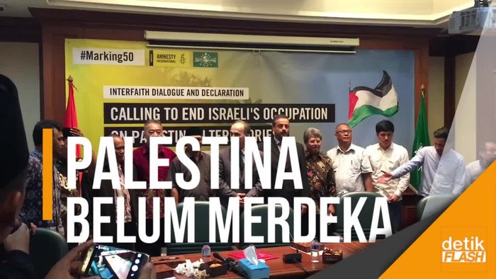 Tokoh Lintas Agama Kecam 50 Tahun Pendudukan Israel atas Palestina