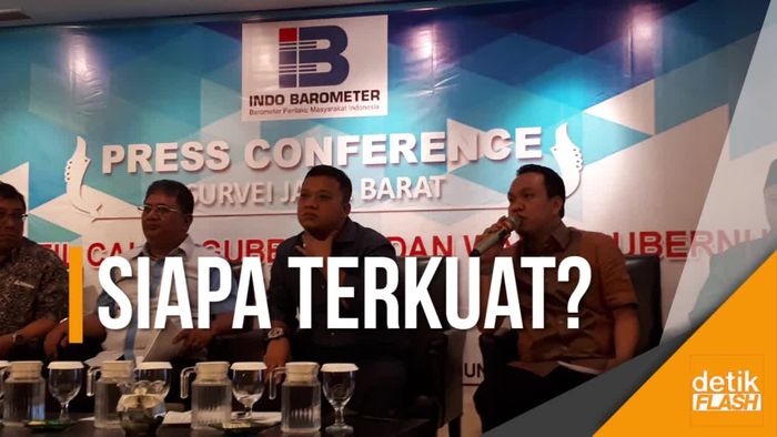 Peta Kekuatan Bakal Cagub-Cawagub Jabar Versi Indo Barometer