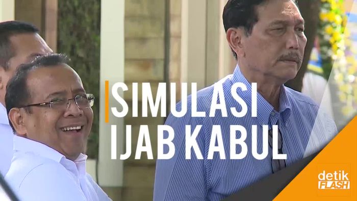Luhut dan Pratikno Pantau Geladi Resik Pernikahan Kahiyang-Bobby
