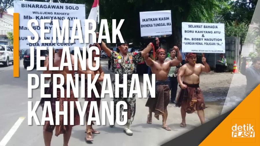 Keliling Kota Solo, Cara Binaragawan Sambut Pernikahan Kahiyang