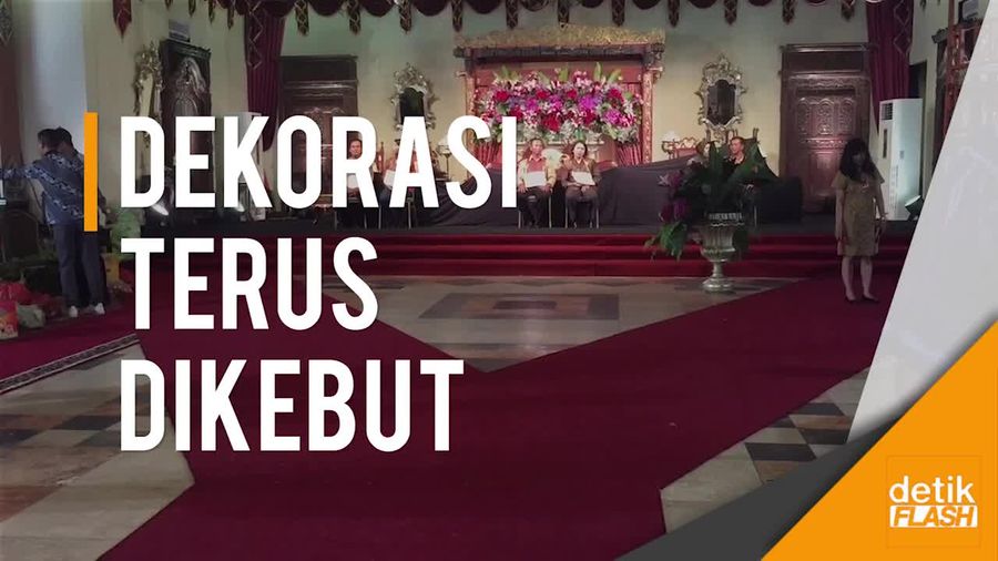 Graha Saba Buana Terus Bersolek Jelang Pernikahan Kahiyang