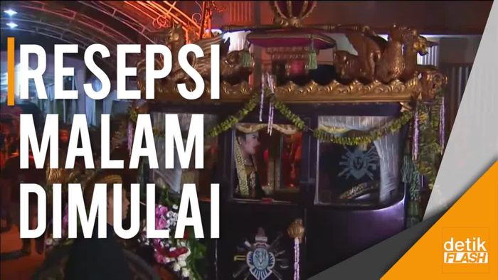 Kahiyang-Bobby Satu Kereta Kencana ke Resepsi Malam
