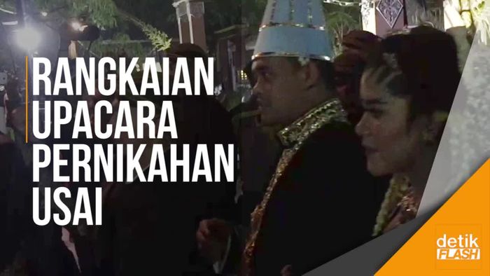 Resepsi Usai, Kahiyang-Bobby Tinggalkan Graha Saba