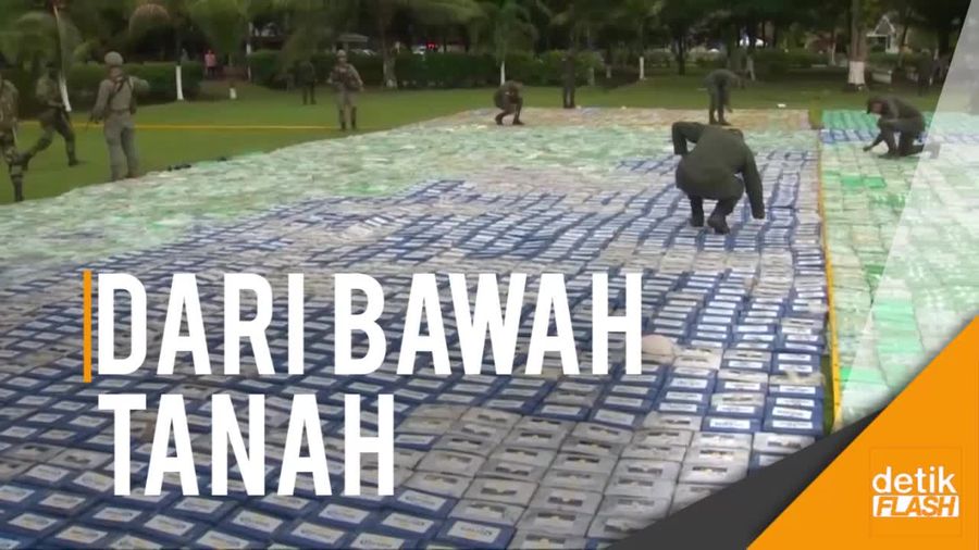 12 Ton Kokain Diamankan Kepolisian Kolombia